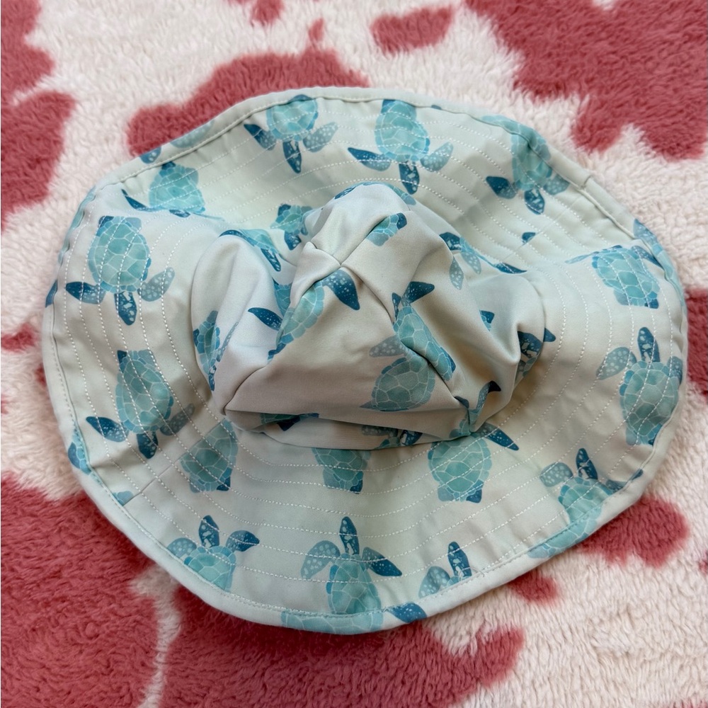 Caden Lane Blue Turtle UPF 50+ Beach Sun Hat
